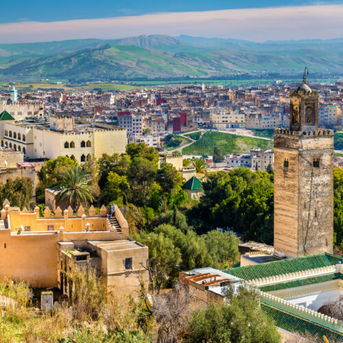 Mosque,At,Bab,Guissa,Gate,In,Fez,-,Morocco