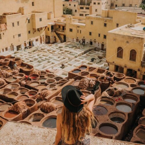 Fez tanneries. Morocco